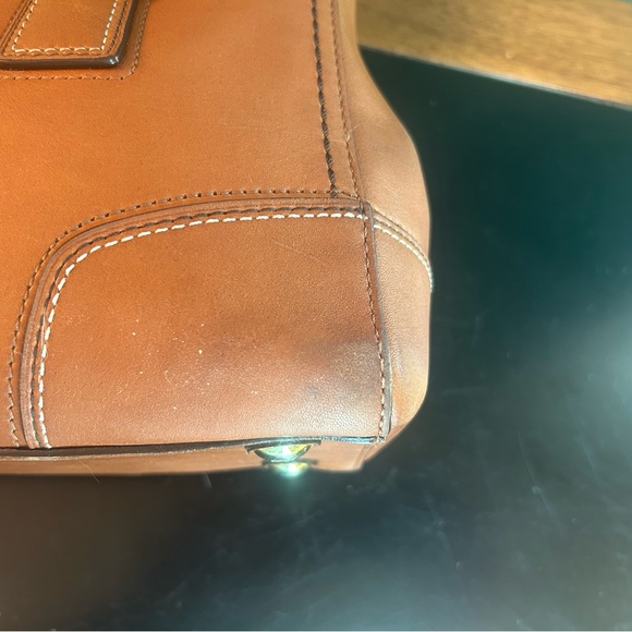 Coach Hampton Brown Leather Satchel, Very VTG - Picture 11 of 13